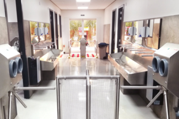 A higiéniai állomás tisztán tartása