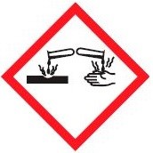 hazard symbols corrosive